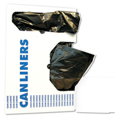 Bag Can Liner 55 Gallon, Black (36x58) 22mic/1.8MIL