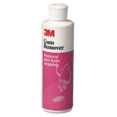 3M™ Gum Remover, Orange Scent, Liquid, 8 oz. Bottle, 6/Carton