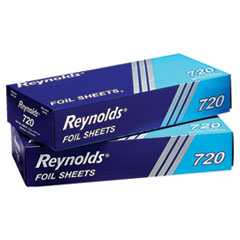 Reynolds Wrap Pop-Up Interfolded Aluminum Foil Sheets Silver 6 boxes of 500 sheets 3000 sheets per case. 500/Box 9 x 10 3/4 
