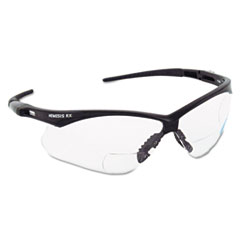 KleenGuard™ V60 Nemesis Rx Reader Safety Glasses, Black Frame, Clear Lens, +1.0 Diopter Strength