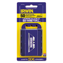 IRWIN® Utility Knife Bi-Metal Traditional Replacement Blades, 50 Pack