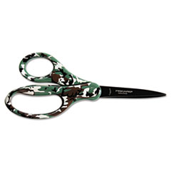 Fiskars® Student Designer Non-Stick Scissors, 7" Length, 2-5/8" Cut, Pointed, Assorted