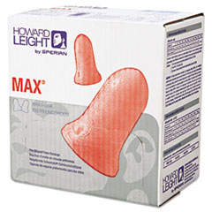 Howard Leight® by Honeywell Max Single-Use Earplugs, Uncorded, Red/White/Blue