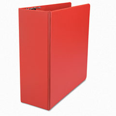 Universal® D-Ring Binder, 4" Capacity, 8-1/2 x 11, Red