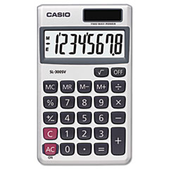 Casio® SL-300SV Handheld Calculator, 8-Digit LCD