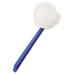 Impact® Toilet Bowl Mop, 12" Overall, 5 3/4" Mop Head, Plastic Handle, Blue