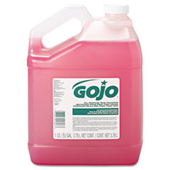 GOJO® Bulk Pour All-Purpose Pink Lotion Soap, Floral, 1 gal Bottle, 4/Carton