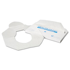 HOSPECO® Health Gards Toilet Seat Covers, Half-Fold, 14.25 x 16.5, White, 250/Pack, 10 Boxes/Carton