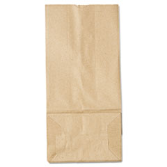 General Grocery Paper Bags, 35 lb Capacity, #5, 5.25" x 3.44" x 10.94", Kraft, 500 Bags