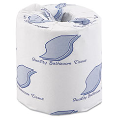 GEN Bath Tissue, Wrapped, Septic Safe, 2-Ply, White, 500 Sheets/Roll, 96 Rolls/Carton