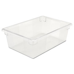 Rubbermaid® Commercial Food/Tote Boxes, 12.5 gal, 26 x 18 x 9, Clear