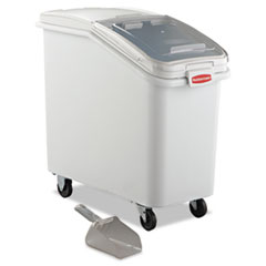 Rubbermaid® Commercial ProSave Mobile Ingredient Bin, 26.18 gal, 15.5 x 29.5 x 28, White
