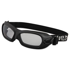 Jackson Safety* V80 WildCat Safety Goggles, Black Frame, Clear Lens