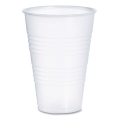 Dart® High-Impact Polystyrene Cold Cups, 14 oz, Translucent, 50 Cups/Sleeve. 20 Sleeves/Carton