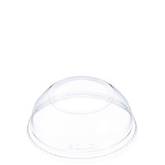 Dart® Open-Top Dome Lid, Fits 16 oz to 24 oz Plastic Cups, Clear, 1.9" Dia Hole, 1,000/Carton