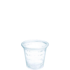 Polystyrene Graduated Medical and Dental Cups, 1 oz, Clear, Graduated, 5,000/Carton