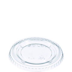 Dart® Portion/Souffle Cup Lids, Fits 3.25 oz to 9 oz Cups, Clear, 125/Pack, 20 Packs/Carton