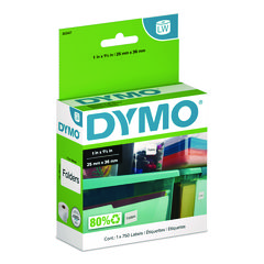 DYMO® LW Multipurpose Labels, 1" x 1.5", White, 750 Labels/Roll