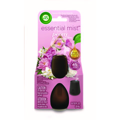 Air Wick® Essential Mist Refill, Peony and Jasmine, 0.67 oz Bottle, 6/Carton