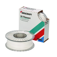 7045016983259, SKILCRAFT 3D Printer Polylactic Acid Filament, 1 kg Spool, 2.85 mm, White NSN6983259