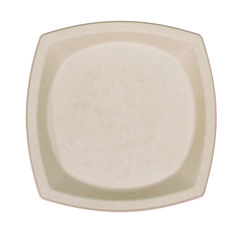 Dart® Compostable Fiber Dinnerware, ProPlanet Seal, Plate, 10 x 10, Tan, 500/Carton