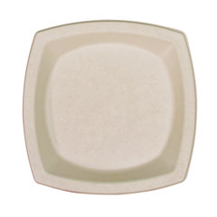 Dart® Compostable Fiber Dinnerware, ProPlanet Seal, Plate, 8.25 x 8.25, Tan, 500/Carton
