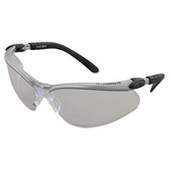 3M™ BX Molded-In Diopter Safety Glasses, 1.5+ Diopter Strength, Silver/Black Frame, Clear Lens, 20/Box