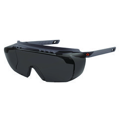 Skullerz OSMIN Safety Glasses, Matte Black Polycarbonate Frame, Smoke Polycarbonate Lens