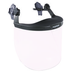 ergodyne® Skullerz 8995 Anti-Scratch & Anti-Fog Hard Hat Face Shield with Adapter for Full Brim