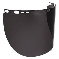 ergodyne® Skullerz 8998 Anti-Scratch/Anti-Fog Face Shield Replacement for Full Brim Hard Hat, Smoke Lens, Ships in 1-3 Business Days