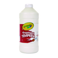 Crayola® Artista II Washable Tempera Paint, White, 16 oz Bottle