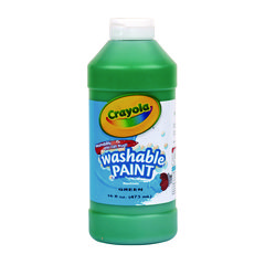 Crayola® Washable Paint, Green, 16 oz Bottle