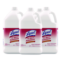 Professional LYSOL® Brand No Rinse Sanitizer Concentrate, 1 gal Bottle, 4/Carton