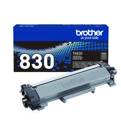 Brother TN830 Toner, 1,200 Page-Yield, Black