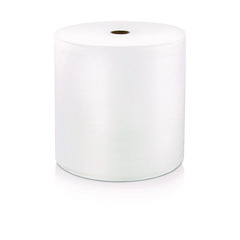 Hard Wound Roll Towel. 1-Ply, 7” x 1,000 ft, White, 6 Rolls/Carton