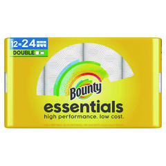 Essentials Select-A-Size Kitchen Roll Paper Towels, 2-Ply, 108 Sheets/Roll, 12 Rolls/Carton