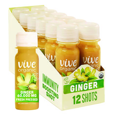 Pure Boost, Ginger, 2 oz Bottle, 12/Carton