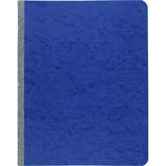 Pressboard Report Cover with Tyvek Reinforced Hinge, Two-Piece Prong Fastener, 3" Capacity, 8.5 x 11, Dark Blue/Dark Blue