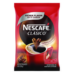 Clasico Dark Roast Instant Coffee, 8 oz Pouch