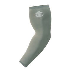 Chill-Its 6690 Performance Knit Cooling Arm Sleeve, Polyester/Spandex, Large, Gray, Pair
