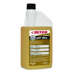 Betco® pH7 Ultra Floor Cleaner, Lemon Scent, 32 oz Bottle, 6/Carton
