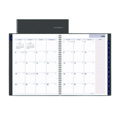 AT-A-GLANCE® DayMinder Academic Weekly/Monthly Desktop Planner, 11 x 8.5, Charcoal Cover, 12-Month (July to June): 2024 to 2025