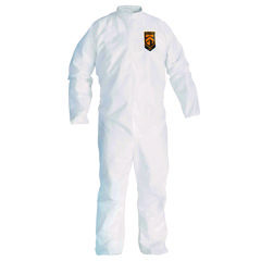 KleenGuard™ A30 Breathable Splash and Particle Protection Coveralls, 3X-Large, White, 21/Carton