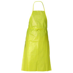 KleenGuard™ A70 Chemical Spray Protection Aprons, Polyethylene-Coated Fabric, One Size Fits Most, Yellow, 100/Carton