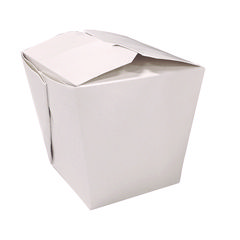 Kari-Out® Food Pail, 32 oz, 4 x 3.69 x 4.55, White, Paper, 400/Carton