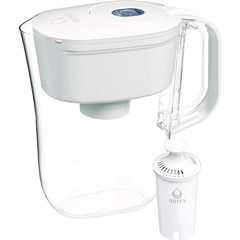 Classic Water Filter Pitcher, 40 oz, 5 Cups, Clear