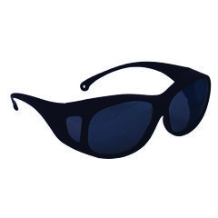 V50 OTG Safety Eyewear, Black Frame, Smoke Mirror Anti-Fog Lens
