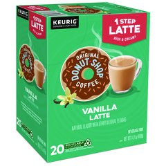 Vanilla One Step Latte K-Cup, 20/Box