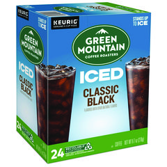 Classic Black Brew Over Ice Coffee K-Cups, 24/Box