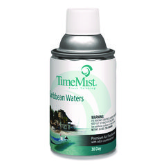 Premium Metered Air Freshener Refill, Caribbean Waters, 6.6 oz Aerosol Spray